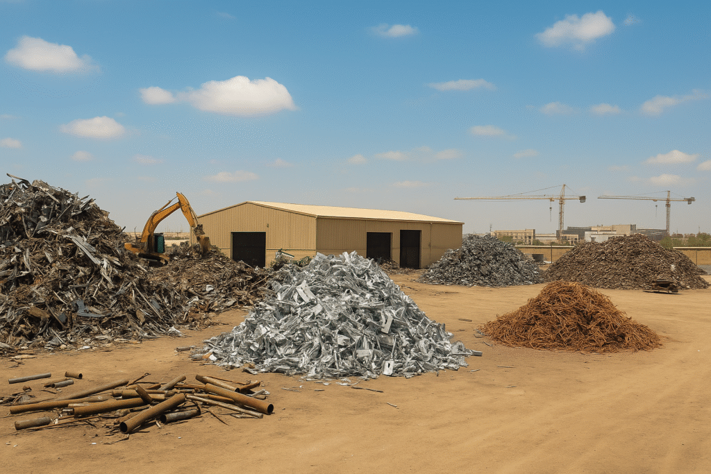 metal scarp in saudi