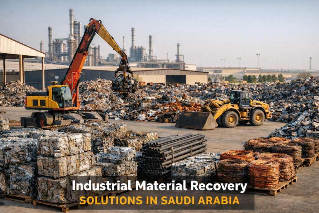 Industrial material recovery solutions in Saudi Arabia supporting efficient industrial operations
