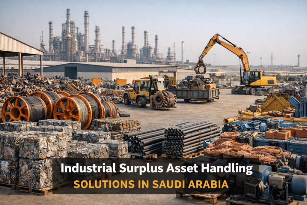 Industrial surplus asset handling in Saudi Arabia for efficient industrial facility management