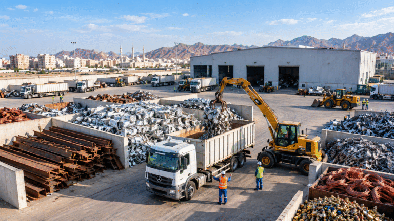 Metal scrap dealer in Jeddah